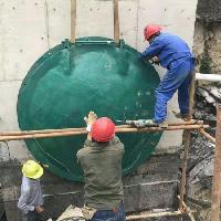 安装玻璃钢拍门