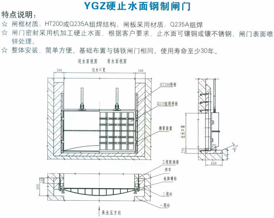 钢制闸门